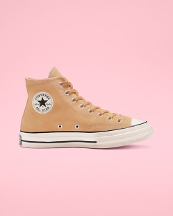 Converse Suede Chuck 70 Férfi Magasszárú Fekete/Barna | QVUBMLP-HU